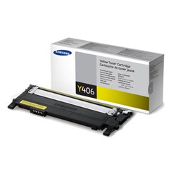 Samsung Toner CLT-Y406S Yellow Cartridge 1k